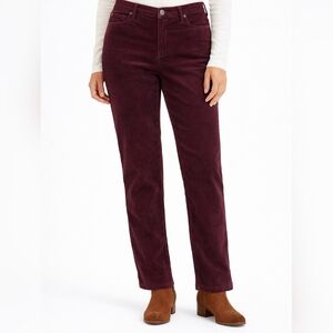 GAP Size 2 Burgundy Corduroy Pants Dark Academia Classic Casual